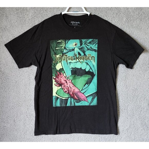 crunchyroll Other - Jujutsu Kaisen Yuji Itadori Eating Sukuna Finger Crunchyroll T Shirt Size Large